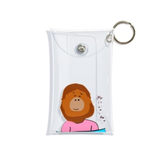 オラウータンのウーくん ステボシ みっちょん Hacinosu のミニクリアマルチケース通販 Suzuri スズリ