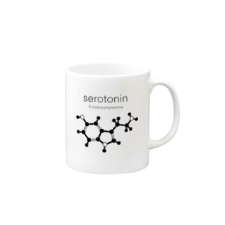 セロトニンの化学構造式 St Drop Laboratory St Drop のマグカップ通販 Suzuri スズリ セロトニンの化学構造式 St Drop Laboratory St Drop のマグカップ通販 Suzuri スズリ