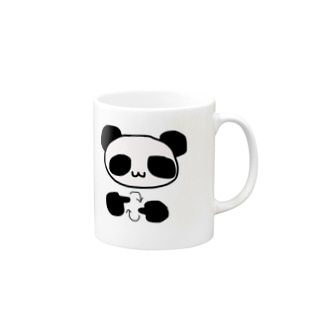 手話で「手話」を表現するパンダ Mug