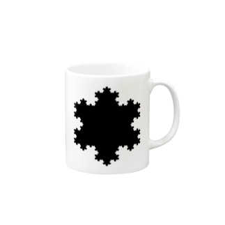 Fractal Koch Snowflake Mug