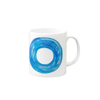 青い浮き輪 Mug