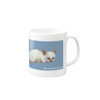 友達んちの赤ちゃんネコ Mug