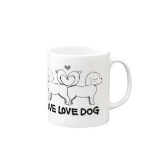 LOVE LOVE DOG Mug