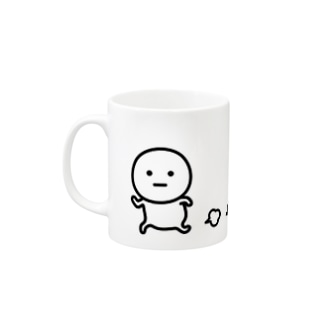 まるいのマグカップ（走る＆待つ） Mug