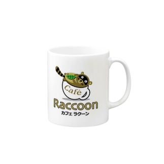 Cafe Raccoon Mug