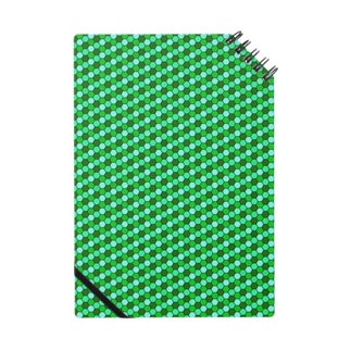 幾何学模様(グリーン) Notebook
