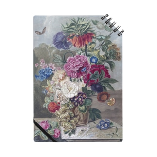 flower arrangement アントニー・ヴァン・デン・ボス 1778-1838年 Notebook