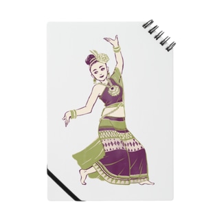 【タイの人々】伝統舞踊のダンサー Notebook