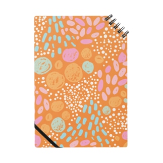 花柄オレンジ Notebook