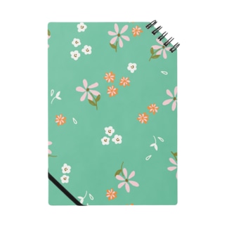 花柄グリーン Notebook