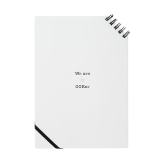 WeareOORerシリーズ Notebook