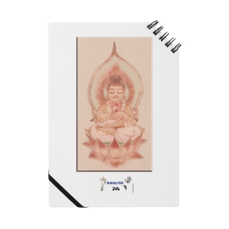 五百幼童経の世界 仏画 008：Buddha A3-2 003 Notebook