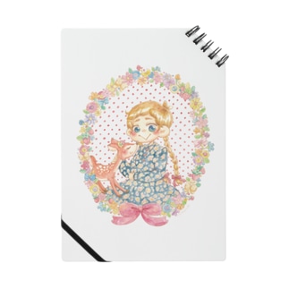 fleur fille with bambi Notebook