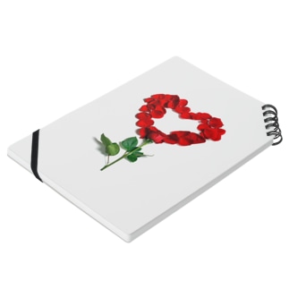 Heart of rose Notebook