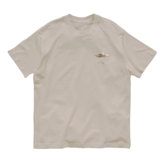 金トランペットとうさぎ (ワンポイント) Organic Cotton T-Shirt