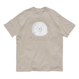 スヤスヤ ワモンアザラシ sleeping ringed seal Organic Cotton T-Shirt