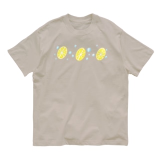 爽やかスライスレモン Organic Cotton T-Shirt