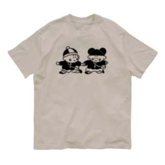 シューくん&マイちゃん Organic Cotton T-Shirt