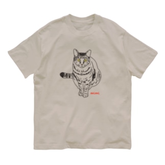 キジ猫サクラ耳のミミちゃん Organic Cotton T-Shirt
