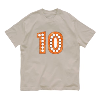 ナンバーTシャツ。10。 Organic Cotton T-Shirt