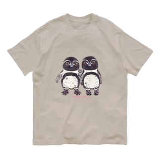 ふたごのフンボルトペンギン Organic Cotton T-Shirt