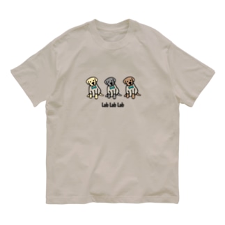 3ラブラドール♡オーガニックコットンTシャツ Organic Cotton T-Shirt