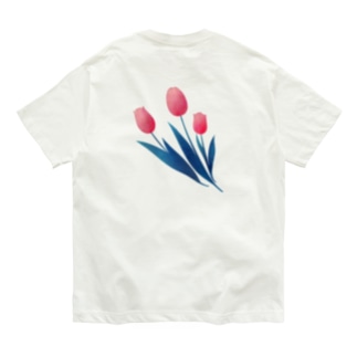 メガネ・チューリップ Organic Cotton T-Shirt