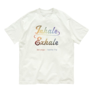 Inhale~Exhale keiヨガ コラボ Organic Cotton T-Shirt