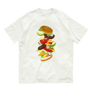 フォーリングハンバーガー Organic Cotton T-Shirt