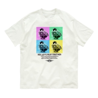 スズメのおチリ（ポップアート風） Organic Cotton T-Shirt