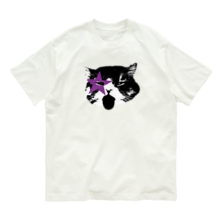 あっかんべー猫 Organic Cotton T-Shirt