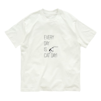 毎日が猫の日！ Organic Cotton T-Shirt