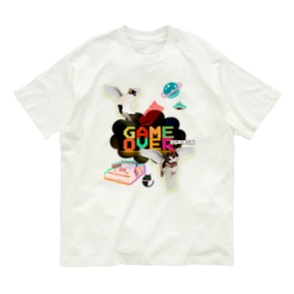 GAME OVER-くも☁️型 Organic Cotton T-Shirt