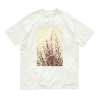 夕暮れ散歩|草を分け|タテ Organic Cotton T-Shirt