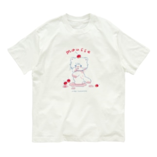 チェリーソーダと子猫のムース Organic Cotton T-Shirt