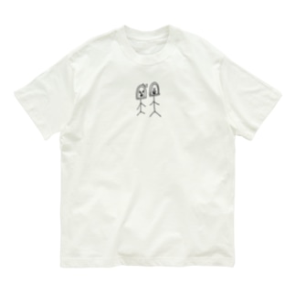 ゴリオとゴリ子 Organic Cotton T-Shirt