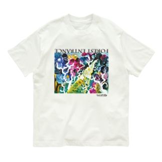 FOREST ENTRANCE Tシャツ(白) Organic Cotton T-Shirt