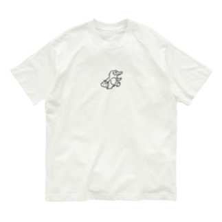 ワニ（黒） Organic Cotton T-Shirt