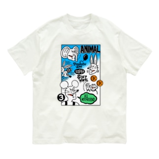 どうぶつーズ オーガニックコットンTシャツ