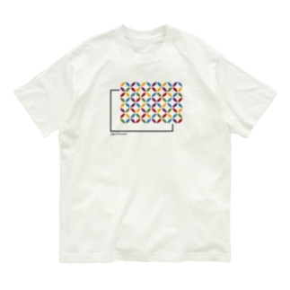 フレーム（カラー・線黒） Organic Cotton T-Shirt