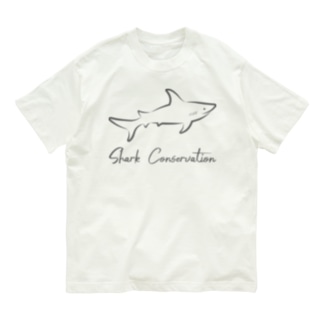 ゆるサメTシャツ（Shark conservation shirt） Organic Cotton T-Shirt