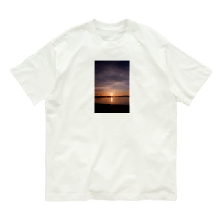癒しの夕陽 Organic Cotton T-Shirt