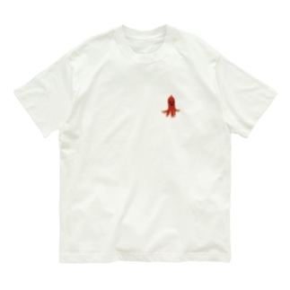 タコさんウインナ（ワンポイント） Organic Cotton T-Shirt