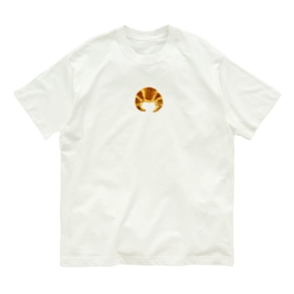 羊毛刺繍のクロワッサン Organic Cotton T-Shirt