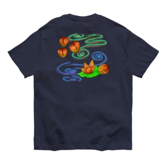 ホオズキ 水紋（和柄）その2 Organic Cotton T-Shirt