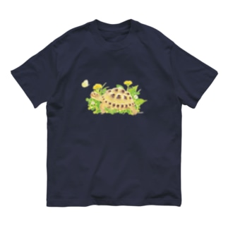 【新作】たわむれ　ヨツユビリクガメ Organic Cotton T-Shirt