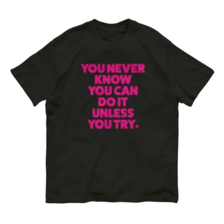 TRY / PINK オーガニックコットンTシャツ