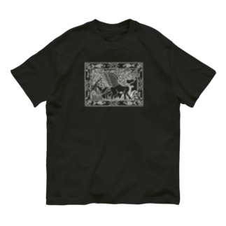  企みのKingdom（線_シルバー）  Organic Cotton T-Shirt