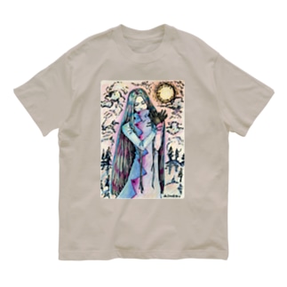 月夜とダンス． Organic Cotton T-Shirt