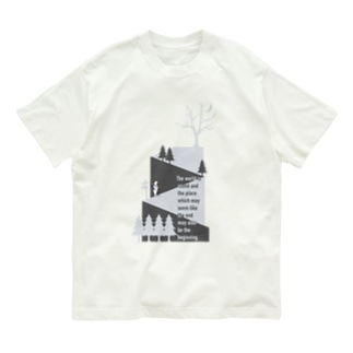 絵本クマ Organic Cotton T-Shirt